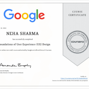 Google Certificate: 